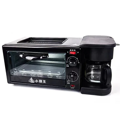 110/220v Breakfast Machine 3 in 1 Home Multifunctional Toaster Oven Coffee Machine Bread Machine