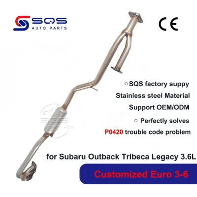 SQS OEM/ODM High-Quality Left Right Car Ceramic Catalyst Exhaust Catalytic Converter for 2010-2018 Outback Tribeca Legacy 3.6L