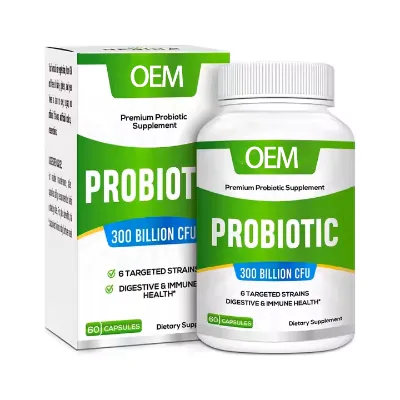 Adults Digestive System Support Vegetable Hard Capsule Probiotics Supplement Model Enzyme Product