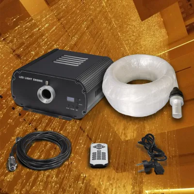 Minar 100W APP/DMX512 Control RGBW LED Fiber Optic Light Source Illuminator Twinkle Effect for Large-Scale Starlight Ceilings