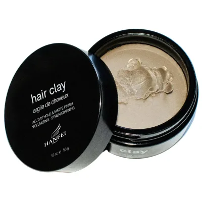 HANFEI Hair Clay All Day Hold Matte Finish Volumizing Strengthening Unisex Hair Styling Wax Herbal 50g OEM ODM