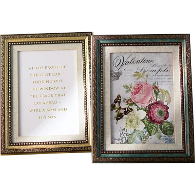 Palace European Vintage Photo Frame Desktop Family Portrait Living Room Wall Decoration Photo Frame