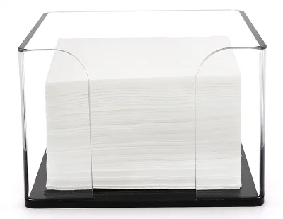 Acrylic Paper Facial Napkin Holder for Living Room or Toilet