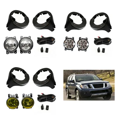 Body Kit Fog Lamp Driving Light Assembly Fit for nissan Frontier Navara D40 D22 X-terra Xterra Pathfinder 2005 - 2013