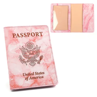 2023 USA Passport Wallet Cover Combo PU Leather Card Holders for Men and Women with Vaccine Card Holder Direct from America