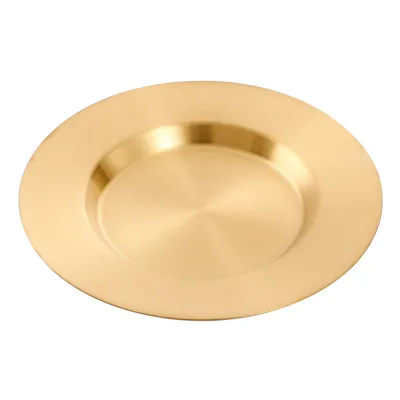 Eco-Friendly Stainless Steel Multiple Sizes Serving Trays & Dinnerware Sets Smooth Finish American Style