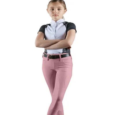 2026 New Girl's Style Hot-selling Soft Equestrian Breeches with Pocket Style Quick Dry Breathable Sport Riding Pants for Outdoor