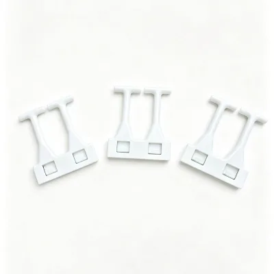 Factory Direct Supply 1U 19 Inch White Small Plastic Cable Management Ring for Server Cabinet