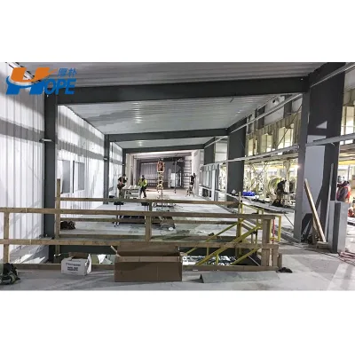 Constructional Prefabricated Wide Span Warehouse Materials Steel Warehouse Single Span China Bestselling Prefab Roof Trusses