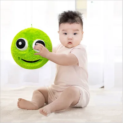 Hot Sale Soft Hairy Plush Bouncing Toy Balls Hand Catching Ball Toy