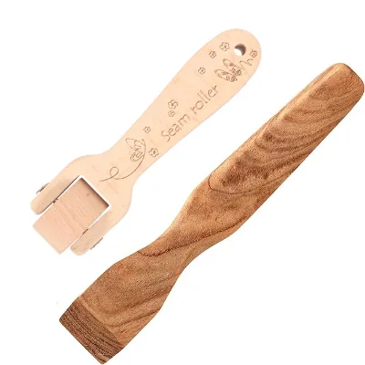 Handcrafted Sewing Tool Wood Seam Roller Point Turner, Wood Pressing Stick for Quilters & Sewist