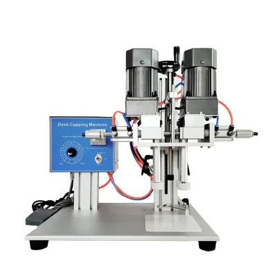 Desktop Screw Closure Trigger Dropper Pump Bottle Capping Machine