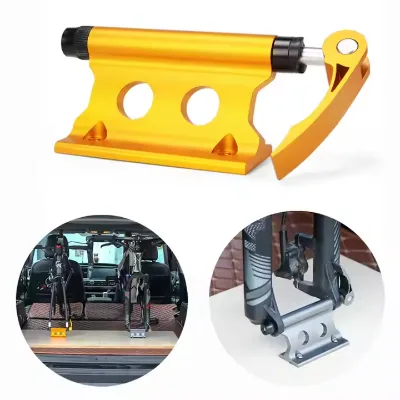 Premium Aluminum Bike Fork Clamp with Quick Release - Universal Fit for Road, MTB & Hybrid Bikes