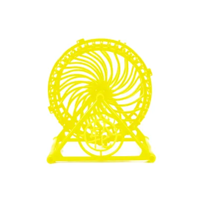Hamster Toy Treadmill Wheel Cage Round Plastic Transport Box Pet Carrier for All Seasons