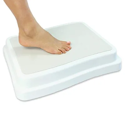High 10cm Plastic Safty Non Slip Bathroom Plastic Step Stool for Old People