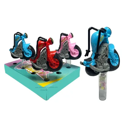 New Product Motorbike Candy Tube  ToyMotorbike Candy Tube Gift for Boys and Girls Birthday Gift Candy Toy