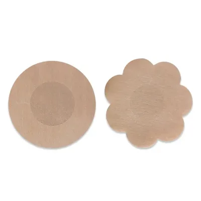 Disposable Soft Breast Stickers Breathable Invisible Satin Nipple Cover Chest and Nipple Patches