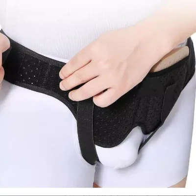 New Design Inguinal Hernia Belt with Soft Pads
