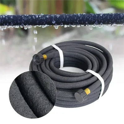 Eco Commercial Flexible Soaker Hose Pipe Water Hoses Low Pressure in Raised Beds Irrigation in Garden Drip Hose