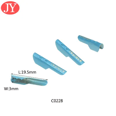 Lazy Shoelace Metal Tipping Small Size Barb Lazy Shoe Lace End Tip Easy Assemble Painting Color Metal Tipping for Shoelace