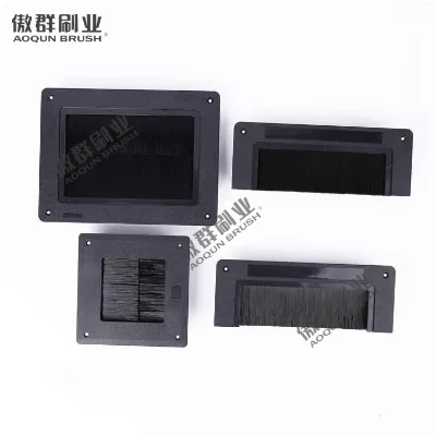 Customized Double Brush Grommets Split Brush Grommets Brush Cable Entry Wall Plate