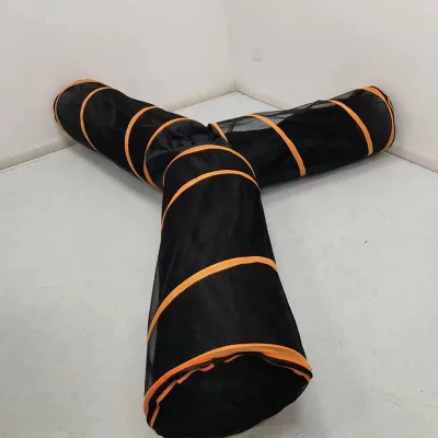 Wholesale Factory Three Ways Tunnel for Pets Portable Cat Tunnel Tent Indoor Outdoor Pop up Tunnel Tent for Pets Cats Kitty