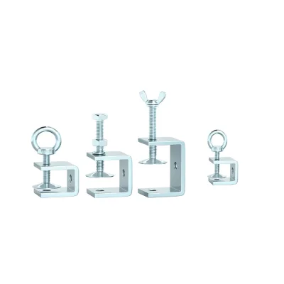 Manufacturer Factory Directly Steel Zinc Clamp 20mm Metal Clamp Pipe Steel C U Type