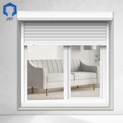 Hurricane Electrical Operated Window Roller Shutters Automatic Aluminium Alloy JST Modern Villa Vertical Roller Shutter