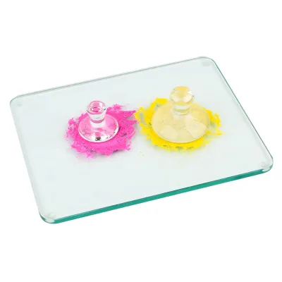 SINOART 11x17" Glass Grinding Plate for Oil Colour DIY Making Paint Mineral Pigment