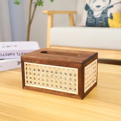 Custom Light Luxury Resin Tissue Box & Storage Organizer for Living Room Coffee Table Dining Table & Car-Multi-Purpose Use