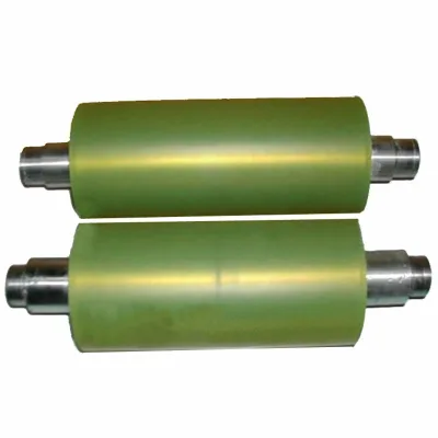 Customizable Durable Rubber Coated Rollers Rubber Silicone Conveyor Roller