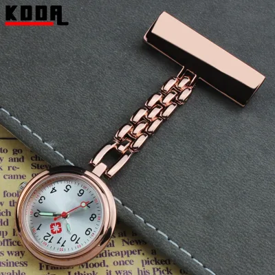 Mini Design Women's Fashion Watch Quartz Movement Stainless Steel Alloy Case Small Portable Work Nurse Wall Watch Ladies