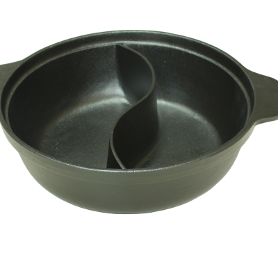 Pre-Seasoned Japanese Cast Iron Sukiyaki Shabu Shabu Nabe Ramen Hot Pot Non-stick Pot for Cooking