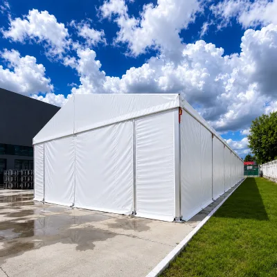 Industrial Storage Tent Large Clear Span Warehouse Tent Aluminum Frame Canopy for Factory Logistics Extension
