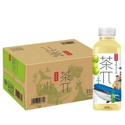 Asian Beverage Wholesale Fruit Tea Drink Green Grape Oolong Tea 500ml