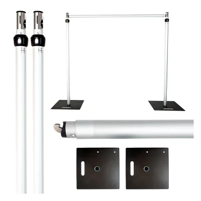 6 X 10ft Pipe and Drape Set Heavy Duty Photography Backdrop Stand Kit for Stage Decoration