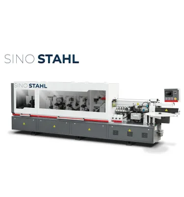 SINO STAHL Se501 Automatic Wood Board PVC Edge Banding Machine with PLC Motor & Gearbox for Kitchen Cabinet & Wardrobe