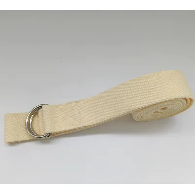 8ft Yoga Stretch Strap Gym Fitness Belts with D-Ring Buckle 2mm Thickness Foldable for Pilates
