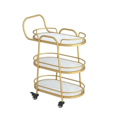 Nordic Style Multifunctional Dining Cart for Hotels Restaurants Beauty Salons Meal Delivery Mobile Bar Car Console Tables