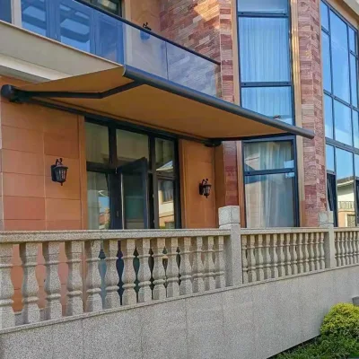 Fast Delivery Luxury Cassette Awning Sun Shades Outdoor Aluminum Folding Retractable Full Cassette Awning for House Gate Leisure
