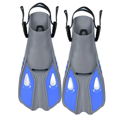 Adjustable Frog-Shaped Silicone Diving Fins Wholesale Short Swimming Flippers for Snorkeling Scuba Diving for Adults Training