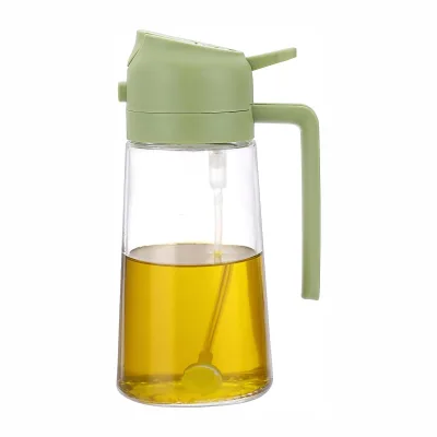 2-In-1 Reusable Sauce Sprayer Bottle Glass Cooking Oil Spray Bottle for Cooking