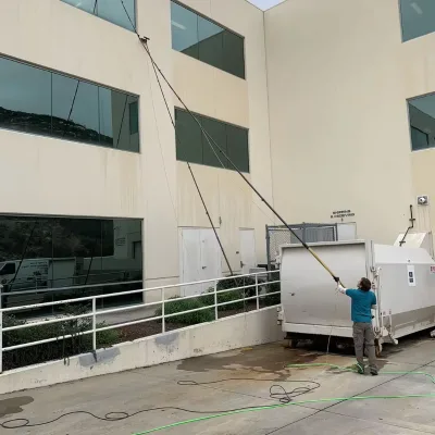 Made in China High Stiffness Carbon Fiber Extendable Pole for Truck Car Washing High Pressure Washing Kit Jet Wash Pole