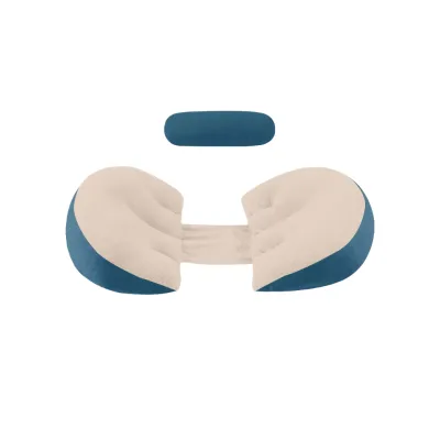 Portable Pregnancy Pillow W Shaped Maternity Support for Side Sleepers Adjustable Travel Wedge Pillow