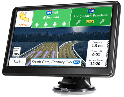 Navigation Gps with Car and Truck Map and Sun Shade Optional