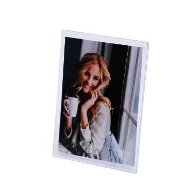 Factory Custom High Quality  Acrylic Photo Frame Stand Display Clip Album Frame Creative Couple Commemorative Ornament