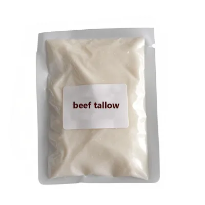 1kg Bag Premium Rendered Beef Tallow Seasoned Flaky Croissants for Commercial Kitchens Buttery Biscuits Crispy Pastries Bulk