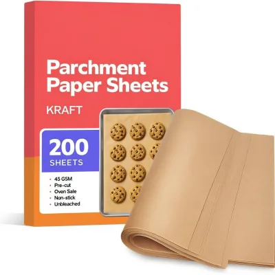 Paper Sheets 0.20mm Non-Stick Oven Safe Baking Paper Cooking Kraft