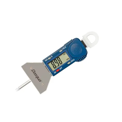 Dasqua Super Large Display 0-16'' Digital Depth Gage 400mm Electronic Tire Tread Depth Gauge Measuring Tool