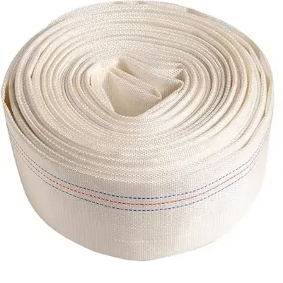 2024 Host Selling White Braided PVC Material Water Hose for Firefighting and Gardening